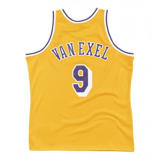 Los Angeles Lakers NICK VAN EXEL JAUNE 9