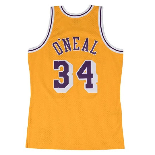 Los Angeles Lakers O'Neal 34 Jaune