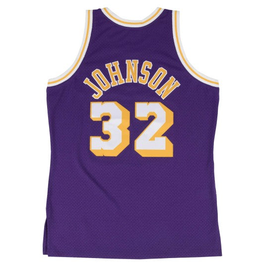 Los Angeles Lakers Magic Johnson 32 VIOLET