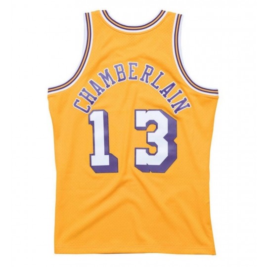 Los Angeles Lakers CHAMBERLAIN 13 JAUNE